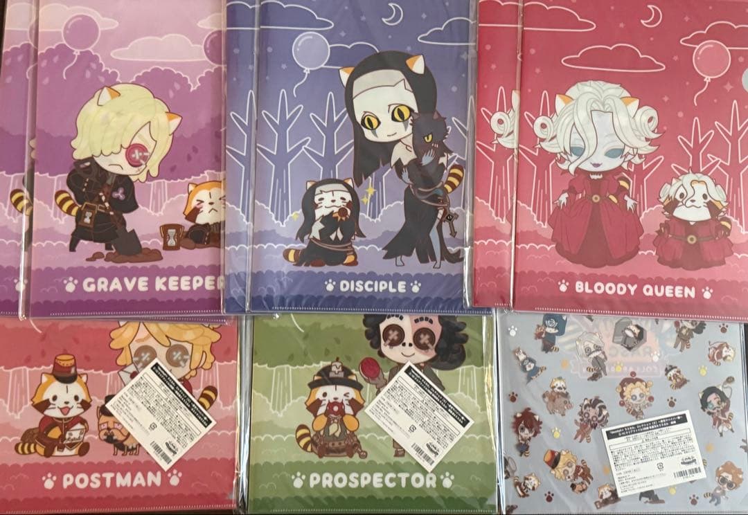 第五人格　ラスカル　夏祭り　クリアファイル　セット