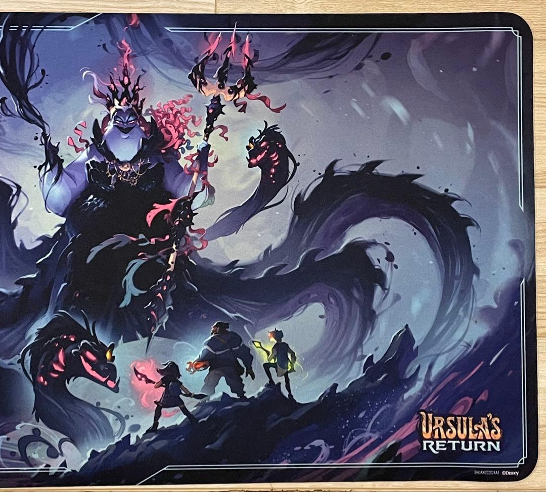 超希少 海外限定 ロルカナ アースラ チャンピオン プレイマット ディズニー