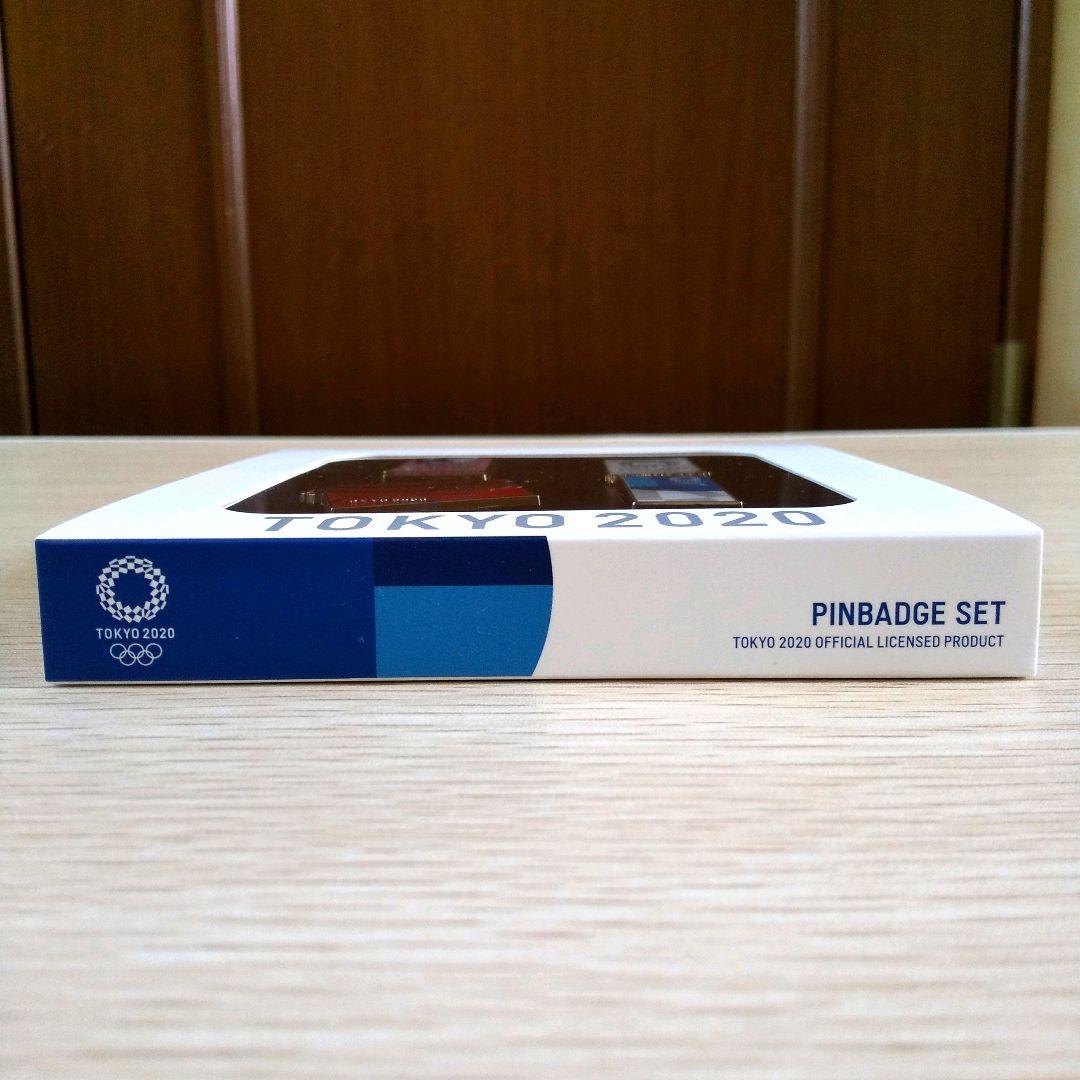 【送料無料】東京2020 マスコット エンブレム 陸上 ピンバッジ2個セット