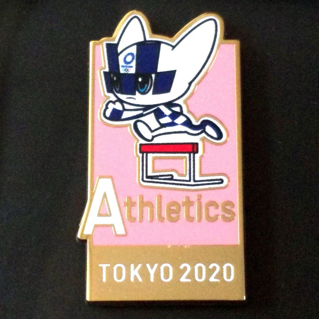 【送料無料】東京2020 マスコット エンブレム 陸上 ピンバッジ2個セット