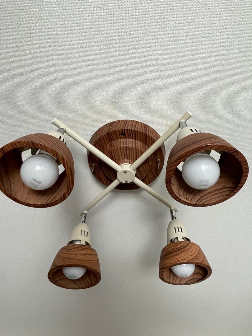 美品　アートワークスタジオ　4連　シーリングライト