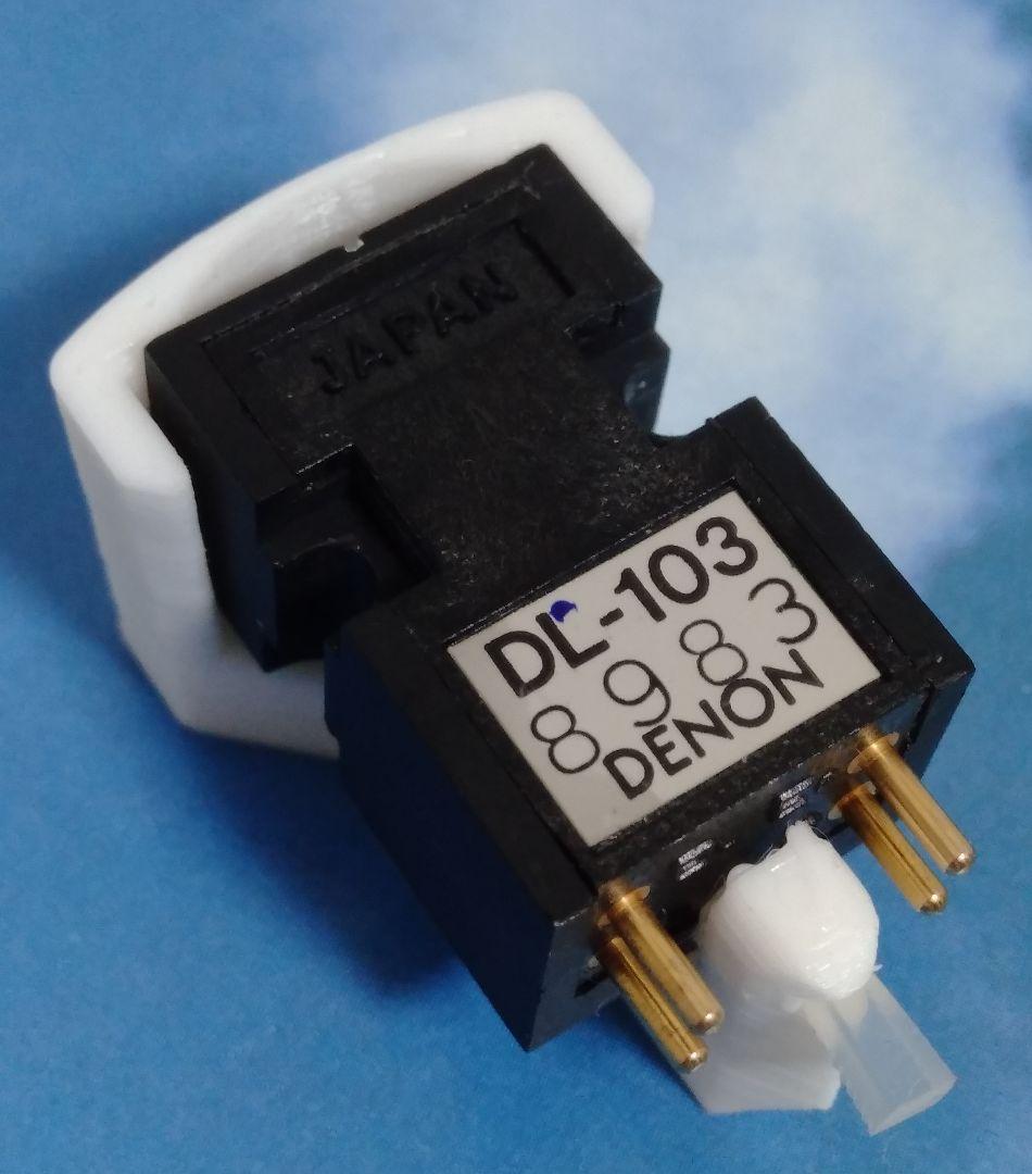 デノン MCカートリッジ DL-103 ヘッドシェルAテクニカ 出音良好 美品