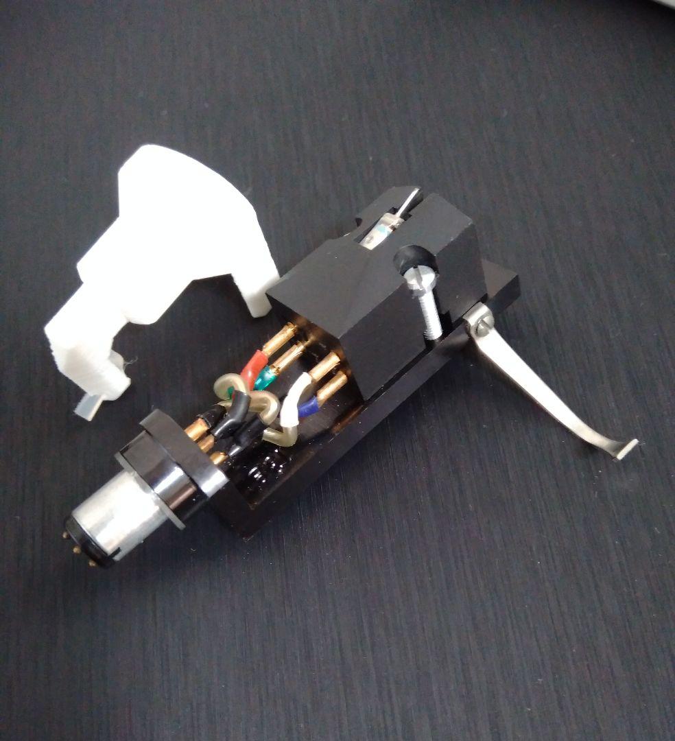 デノン MCカートリッジ DL-103 ヘッドシェルAテクニカ 出音良好 美品