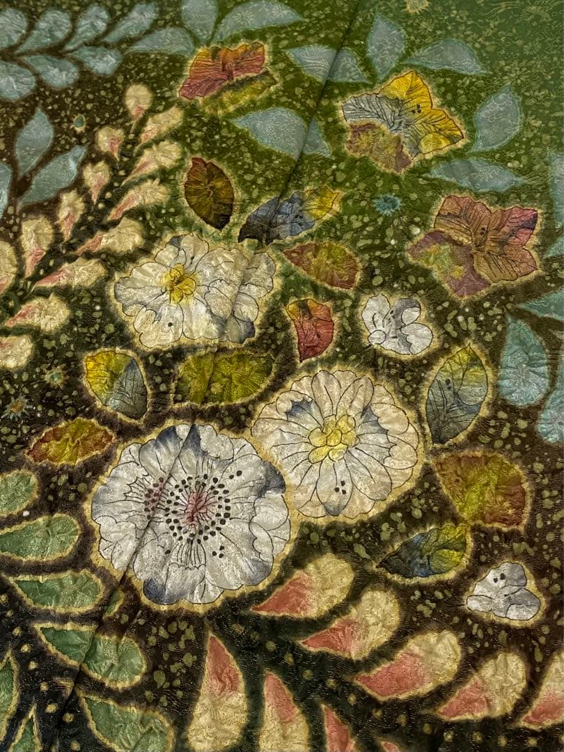 振袖 桐屋 翠山工房 臈纐纈師 豪華 金駒 絞り 紋意匠 身丈cm