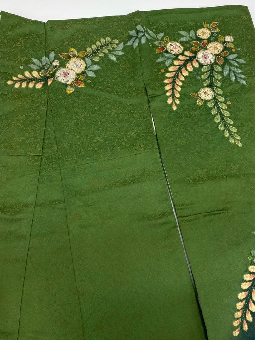 振袖 桐屋 翠山工房 臈纐纈師 豪華 金駒 絞り 紋意匠 身丈cm