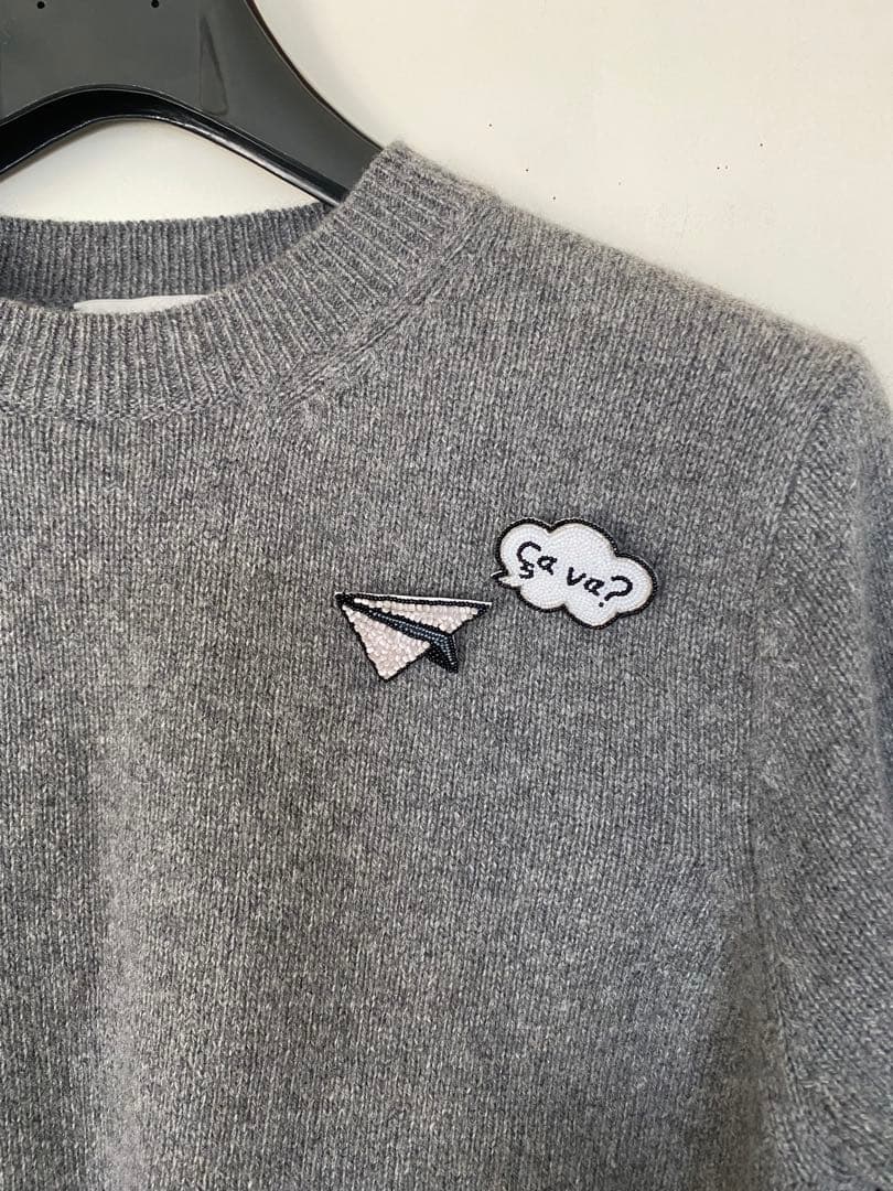 【uki】紙ヒコーキブローチ、ハートピン