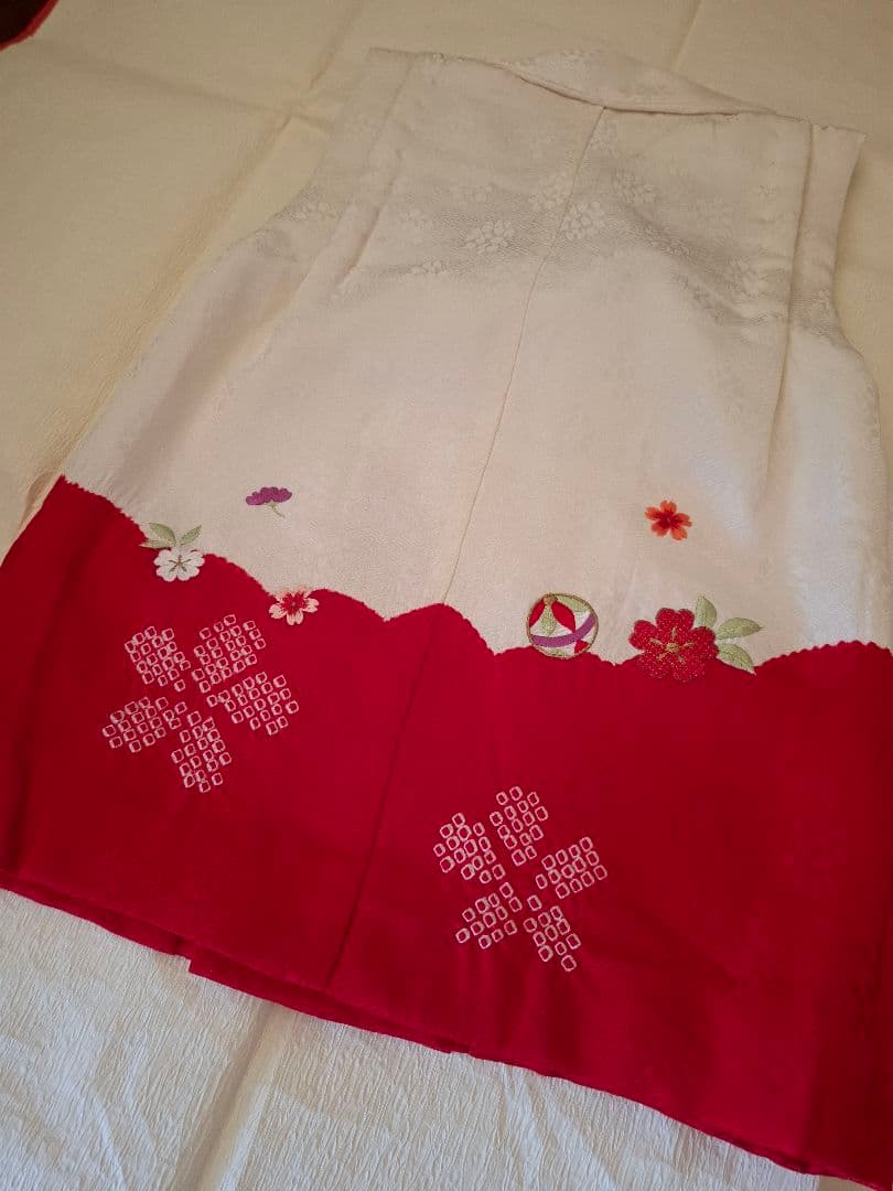 被布コート　正絹　絞り　女の子