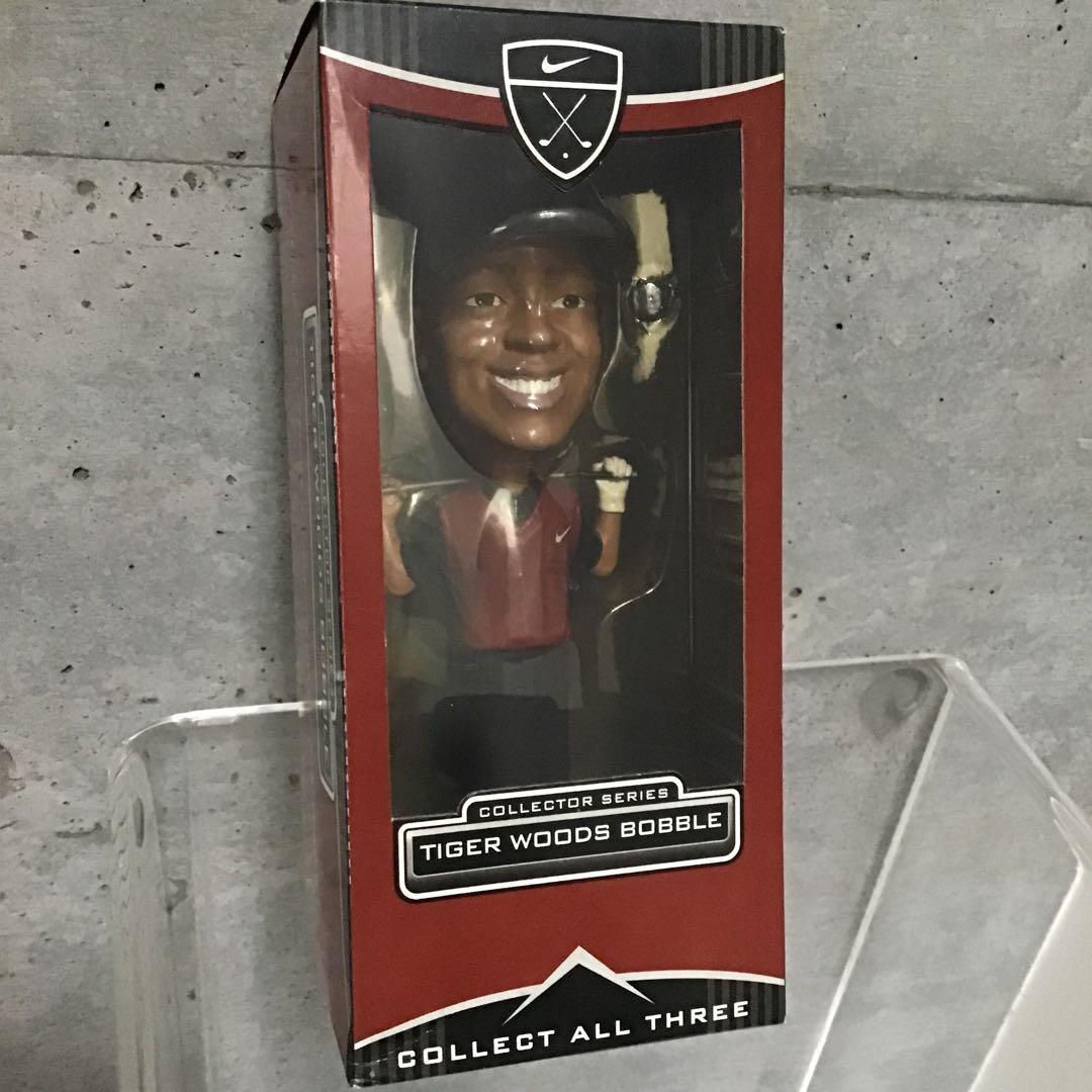 タイガーウッズ ボブルヘッド人形 2002年 UPPER DECK レア