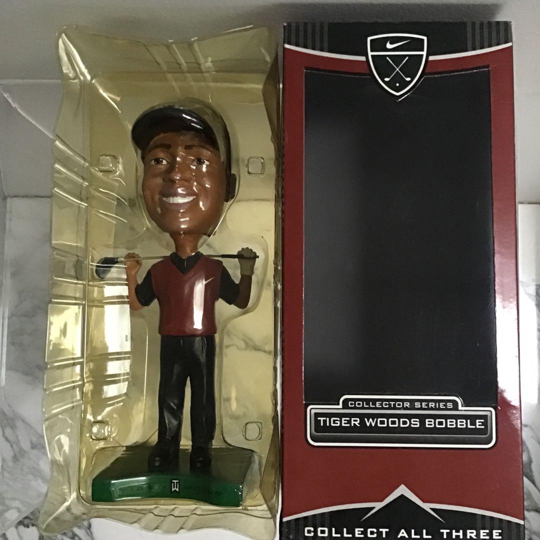 タイガーウッズ ボブルヘッド人形 2002年 UPPER DECK レア