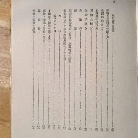 【昭和8年/1933年】材料用具解説 日本画新技法講座5 【貴重資料】