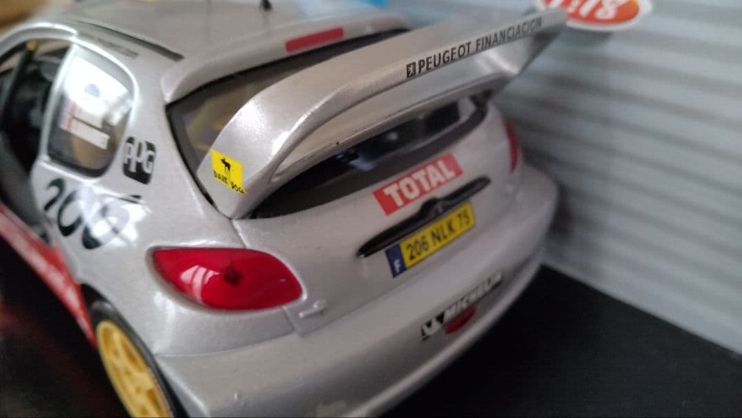 【SOLIDO】プジョー206 WRC（1/18）