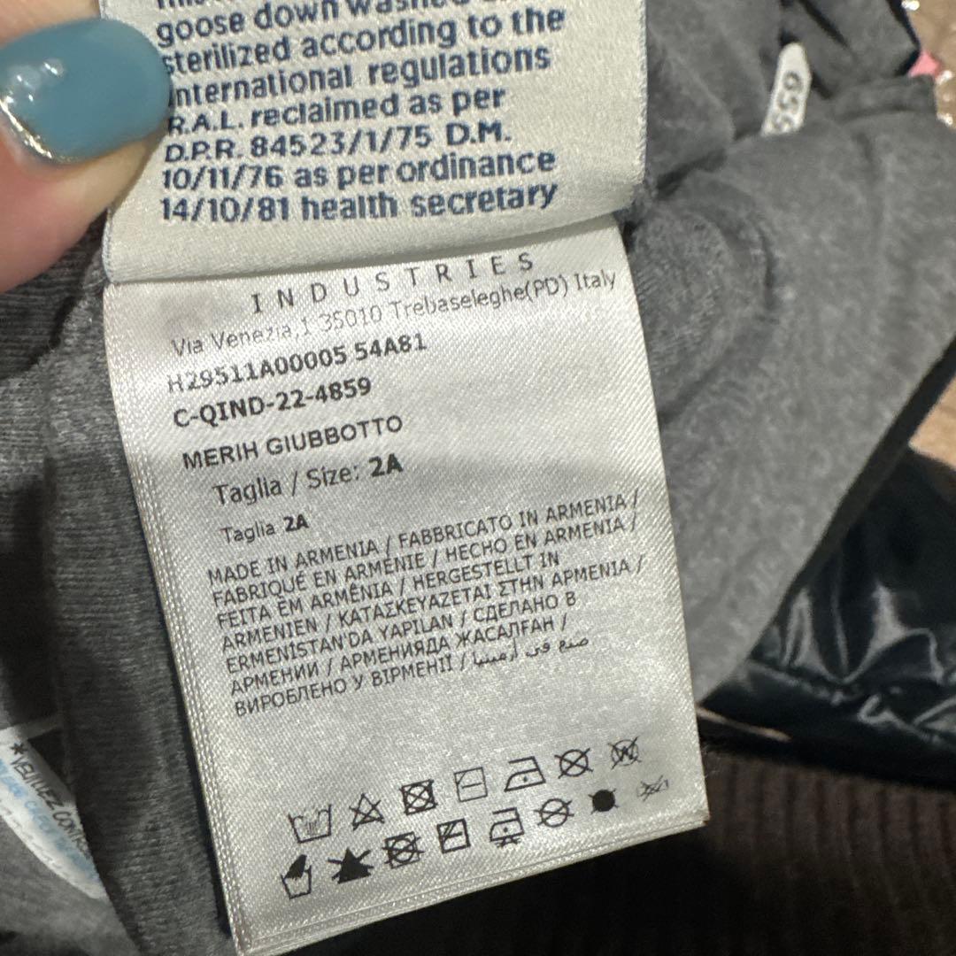 MONCLER ブラック ダウンジャケット　※値下げ中