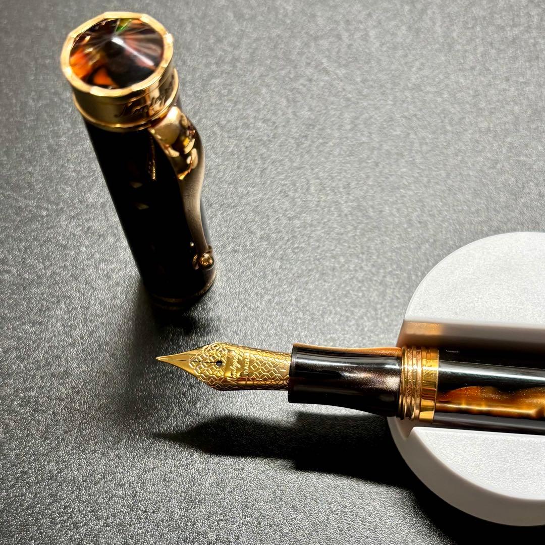 モンテグラッパ ドゥカーレ ブラウンエンペラーダ/ローズゴールド 万年筆