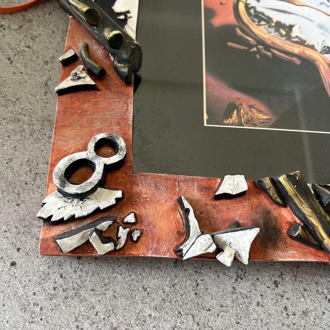 サルバドール　ダリの柔らかい時計　立体額縁付き