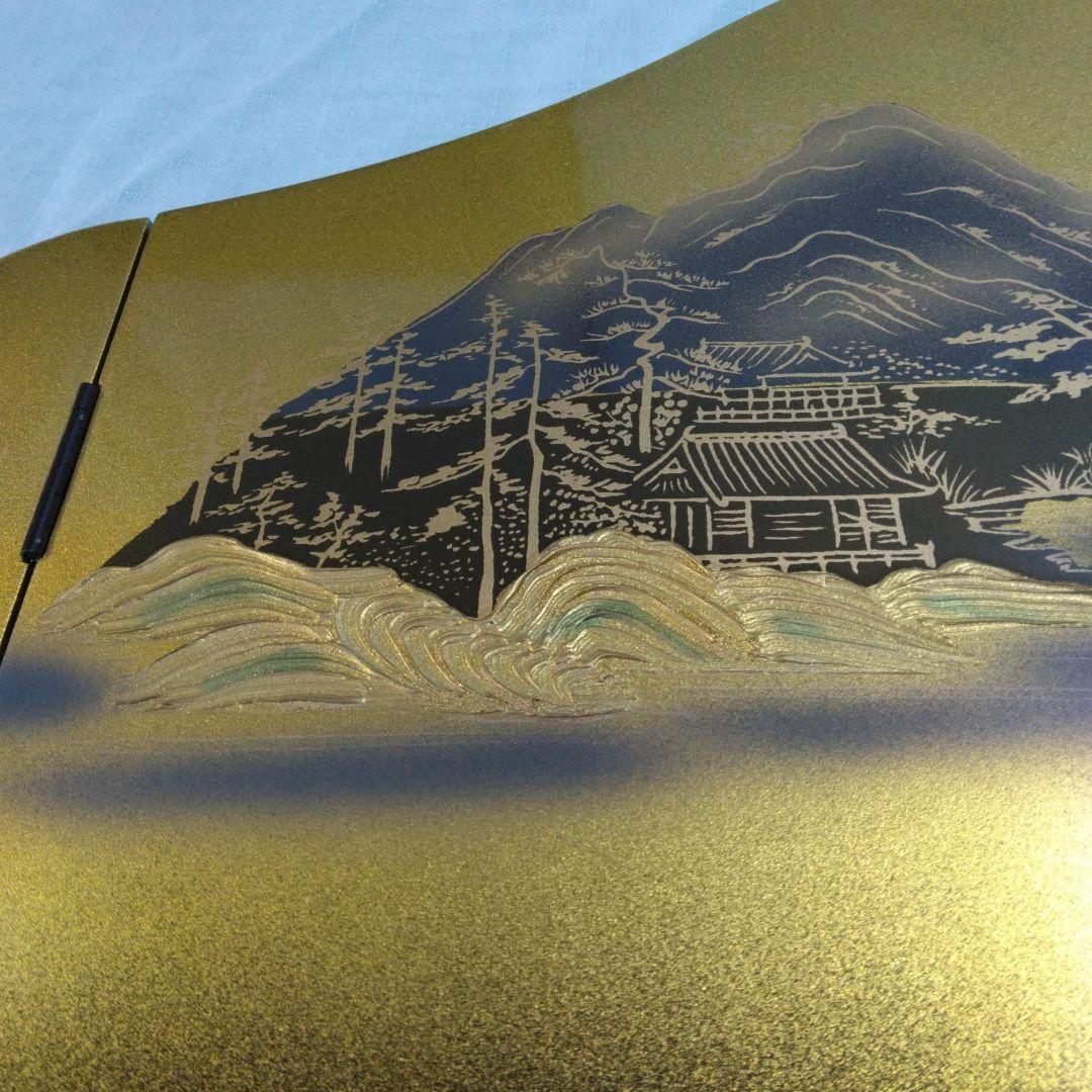 五月飾り 富岳黒屏風 平台　☆ 大幅値下げ !! ☆