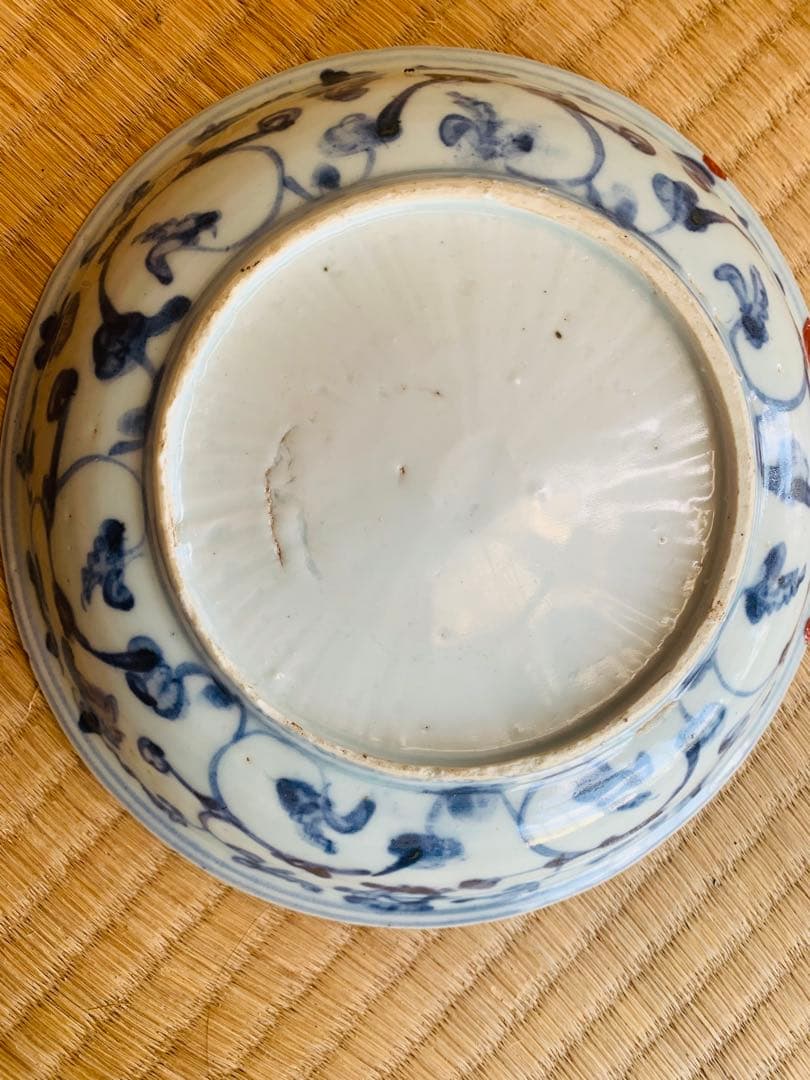 中国明時代早中期染付お皿