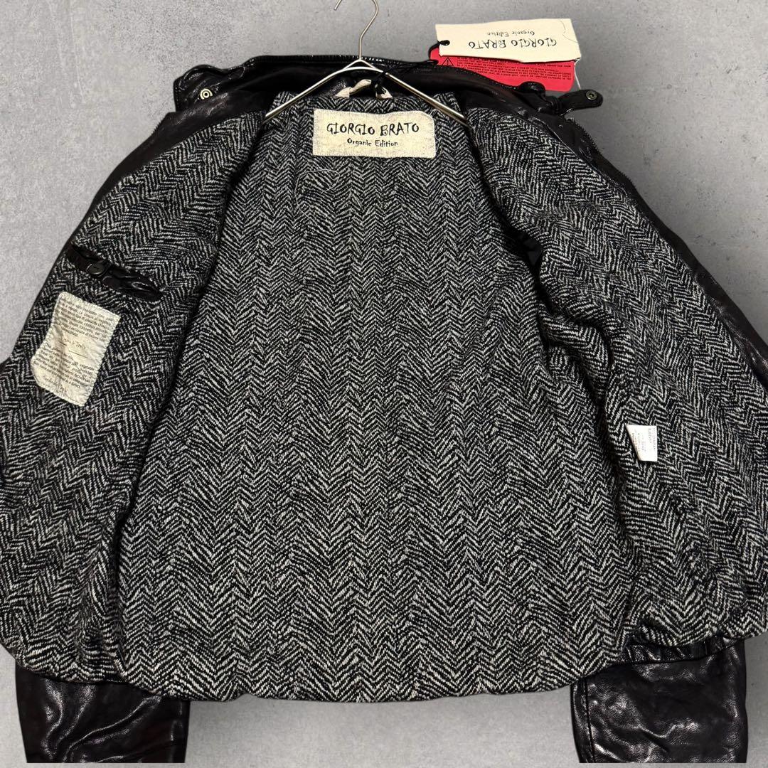 Low1941ジョルジオブラット レザージャケット 向井理 本革 ブラック