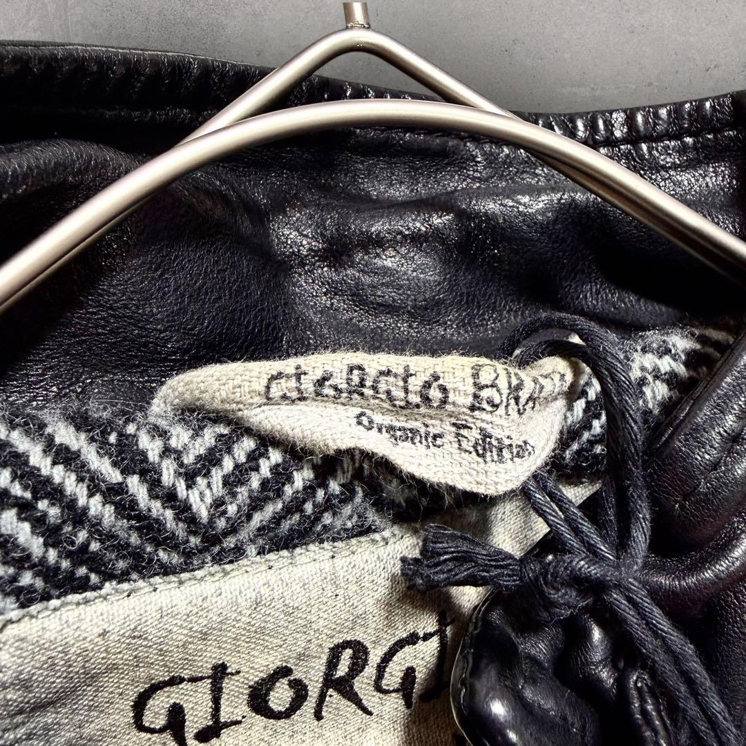 Low1941ジョルジオブラット レザージャケット 向井理 本革 ブラック