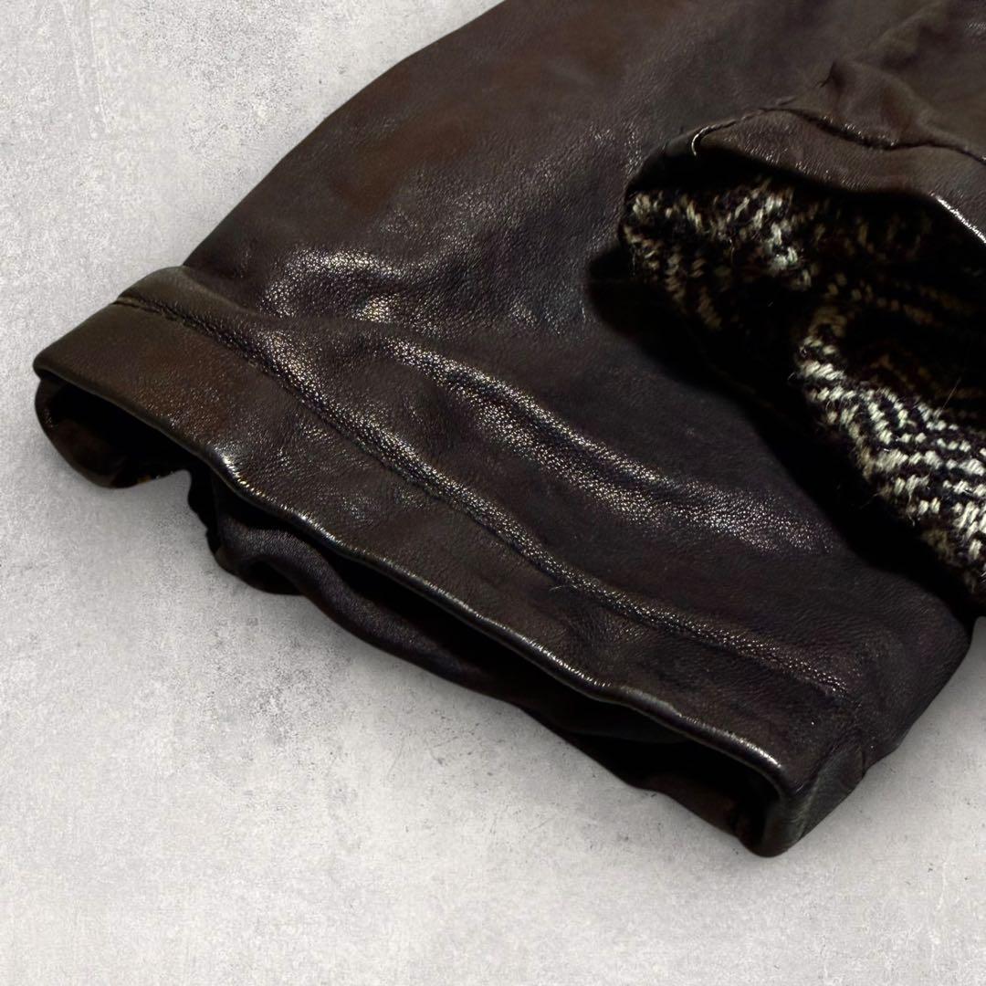 Low1941ジョルジオブラット レザージャケット 向井理 本革 ブラック