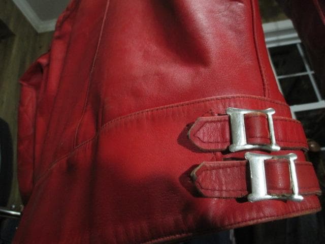 ヴィンテージ ルイスレザー ファントム 赤 パデッド ライダース 1970’S