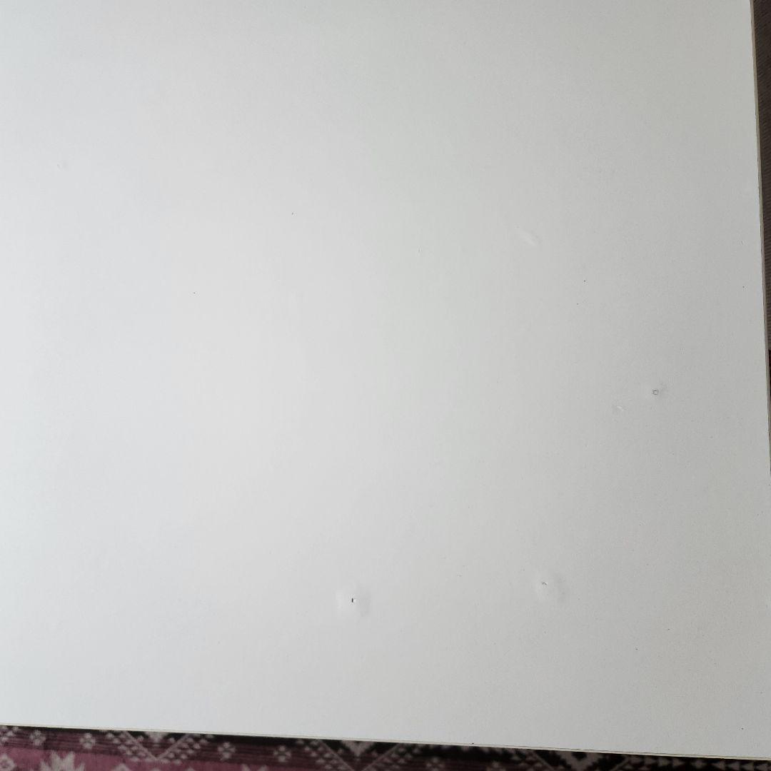 ホワイト　ダイニングテーブル　 昇降　伸長