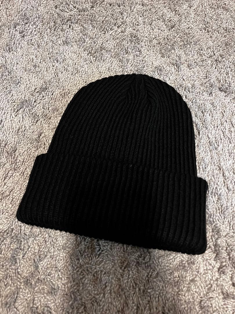 【更にお値下げしました！】MONCLER ブラック ニット帽 新品
