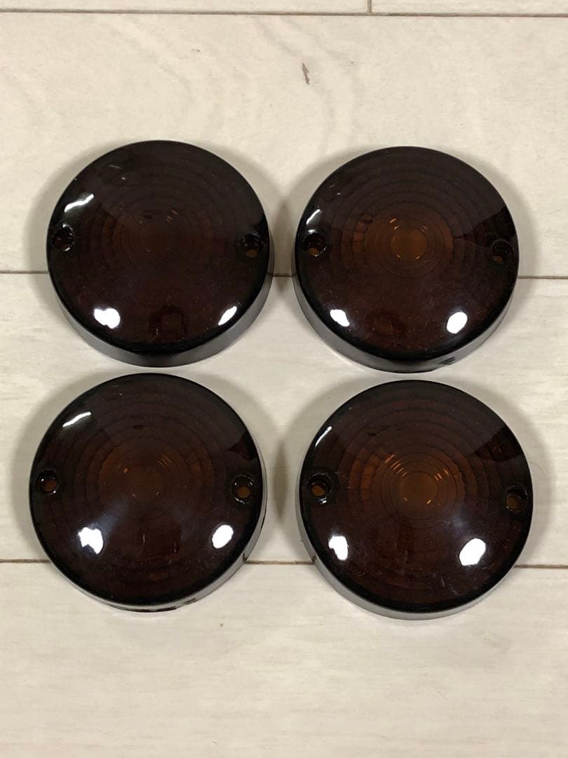 GS400 スモーク　テールレンズ　ウインカーレンズ　純正タイプ　クリア　当時物