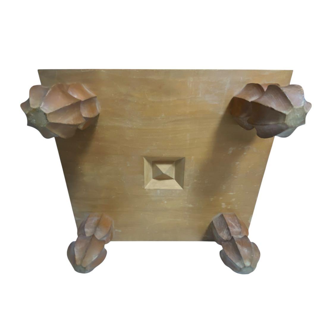 天然木脚付きへそ有り囲碁盤と碁石セット