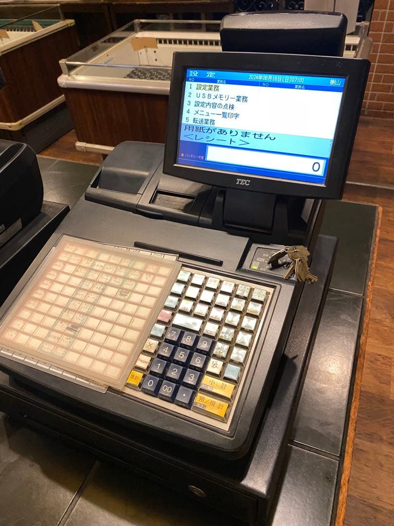 TEC レジスターfs2055 POSレジ