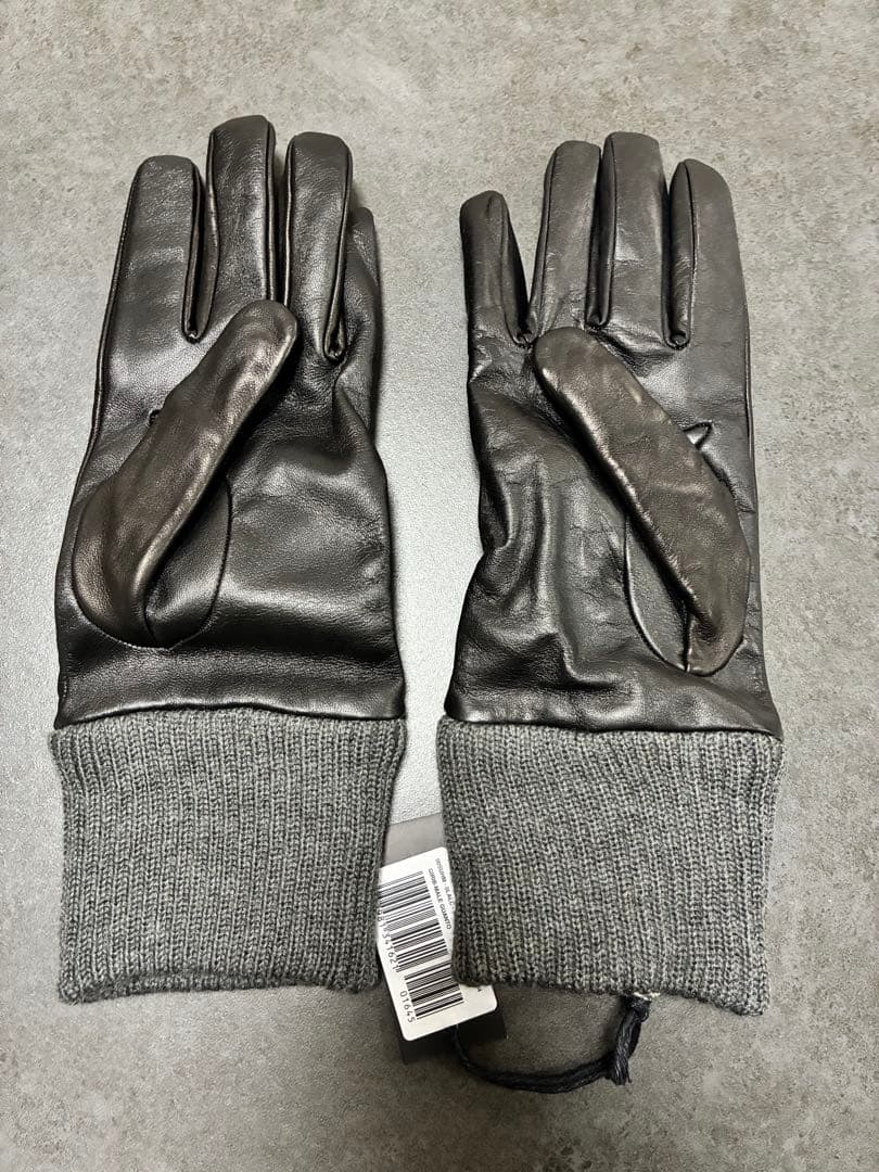 新品 2.8万円DIESEL ディーゼル　ブラック レザー手袋　グローブ