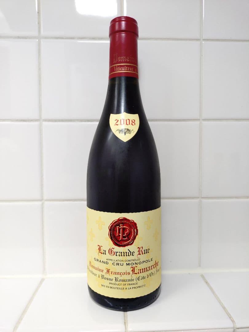 ラグランドリュ2008　グラン・クリュ