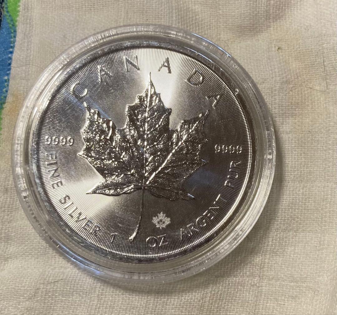 2020年 カナダ 5ドル 銀貨 1オンス