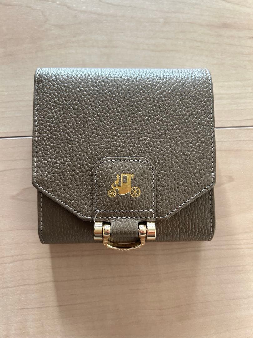 ATAO ロトロ　二つ折り財布　 トープ