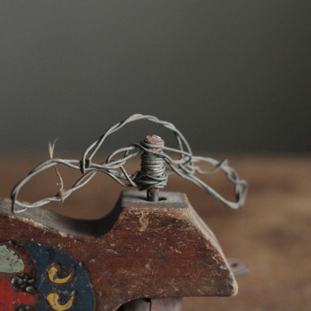 古い 木の おもちゃ 三輪車 戦前戦後 古道具 アンティーク ブロカント