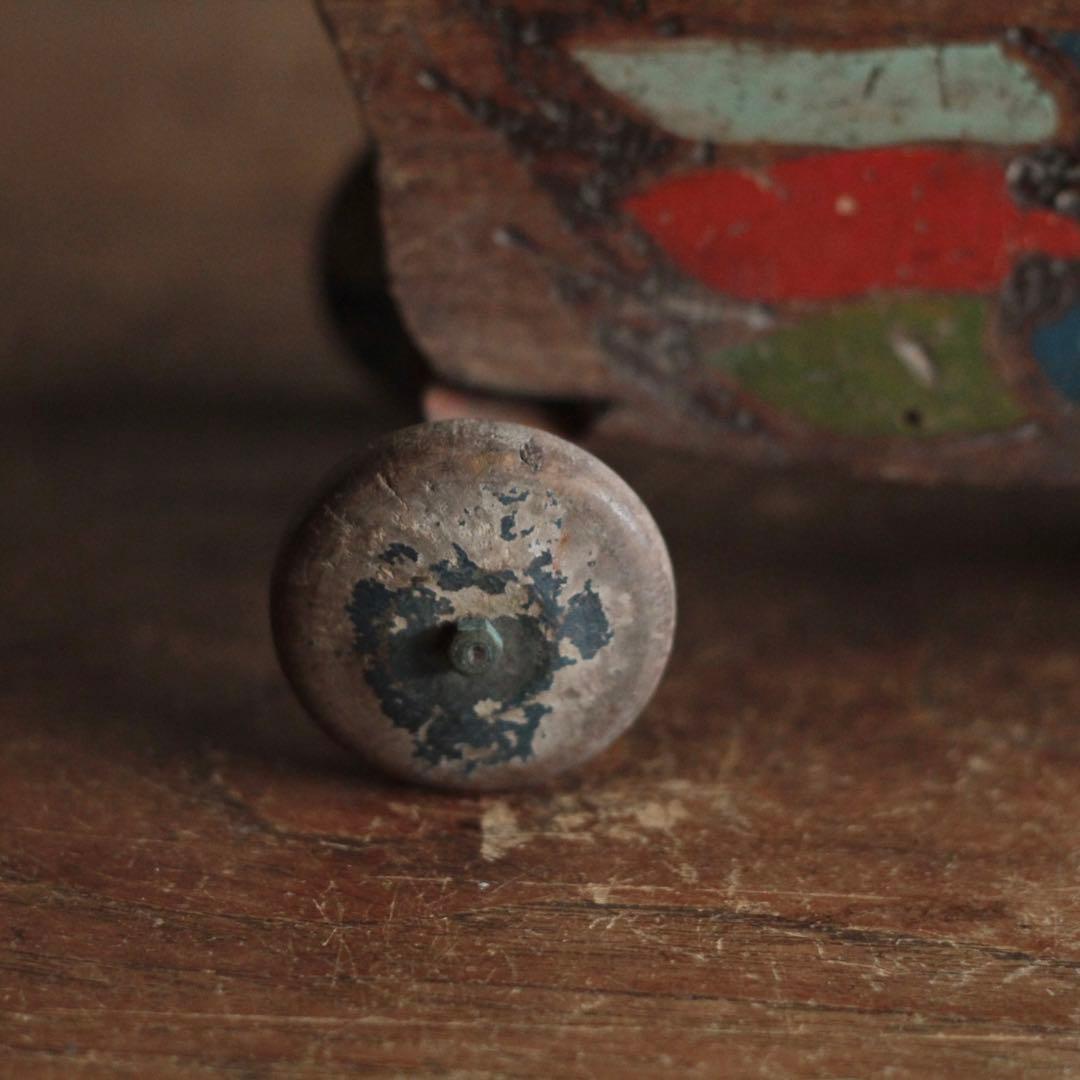 古い 木の おもちゃ 三輪車 戦前戦後 古道具 アンティーク ブロカント