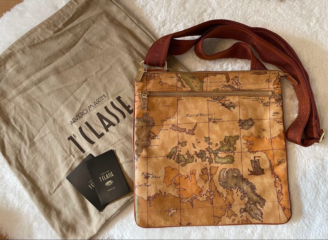 地図柄 ショルダーバッグ