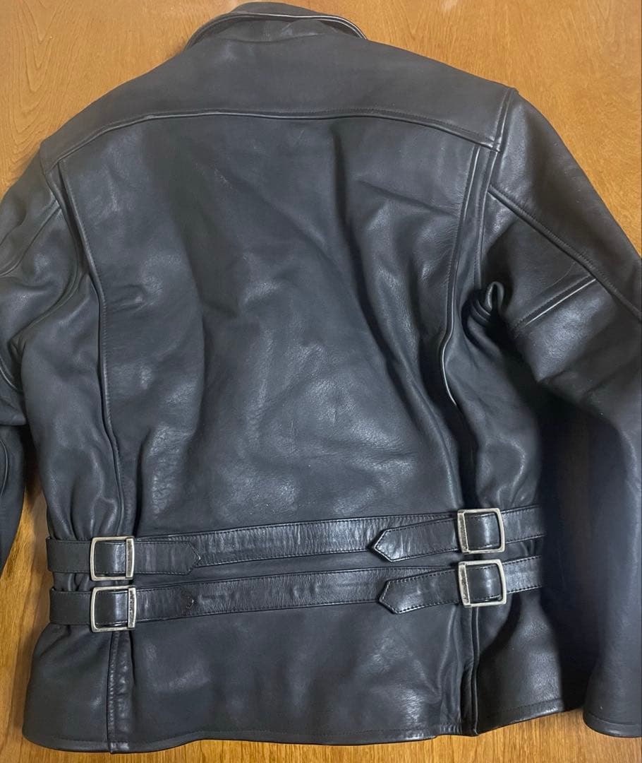 Harley-Davidson ブラック レザー ライダースジャケット