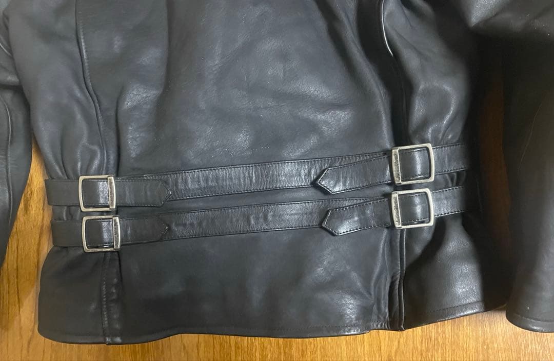 Harley-Davidson ブラック レザー ライダースジャケット