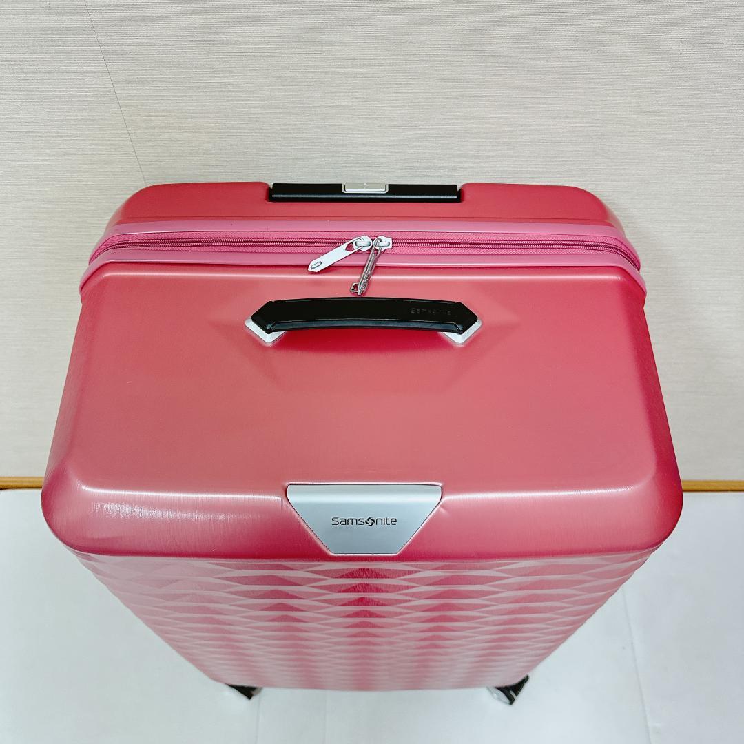【美品】サムソナイトSamsonite ポリゴンスピナー75/28ピンク