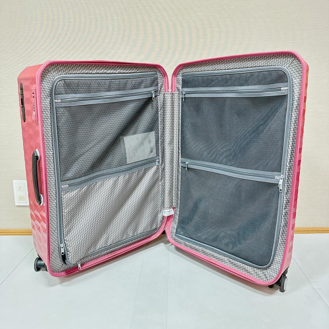 【美品】サムソナイトSamsonite ポリゴンスピナー75/28ピンク