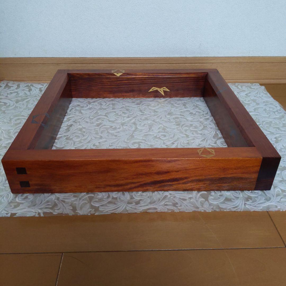 茶道具　炉縁　鱗鶴蒔絵　絵師︰鈴木光入　表千家　裏千家　平安　【匿名配送】