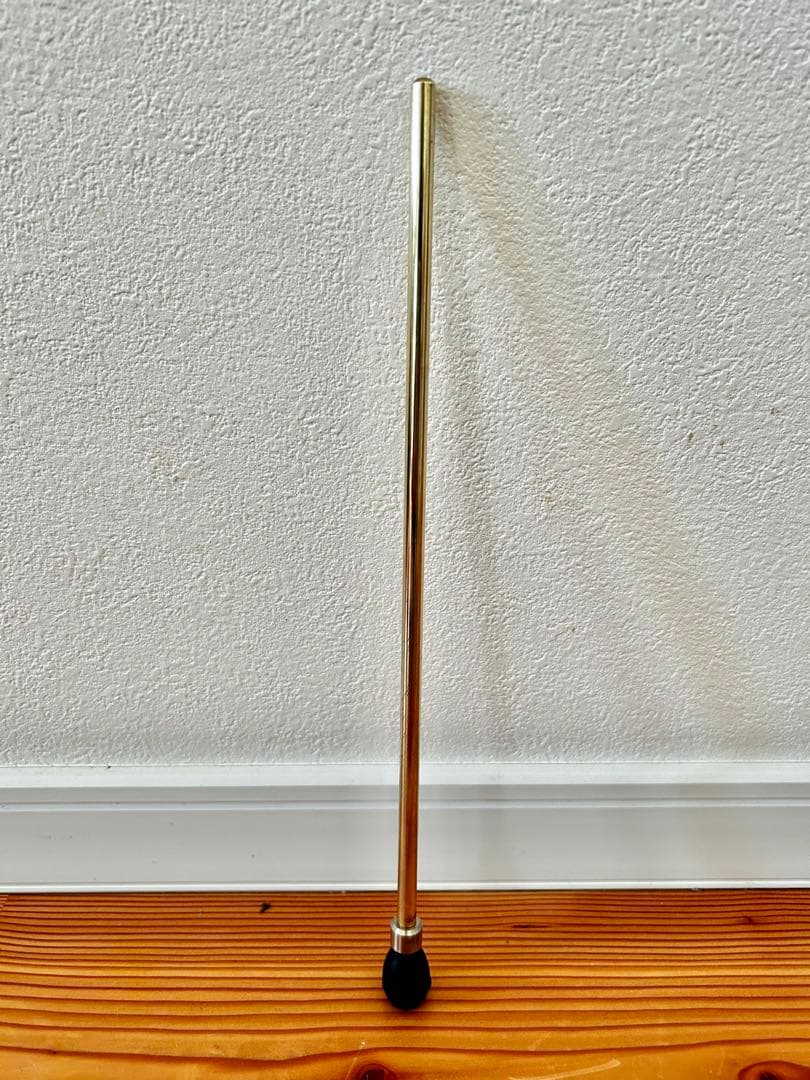 MITSUKE バスクラリネット用エンドピン チタン入り真鍮 (先端：チタン)