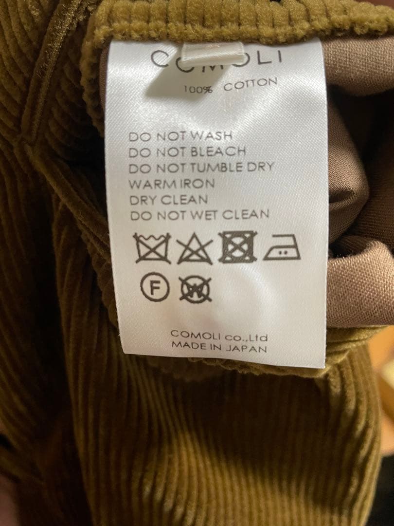 COMOLI コモリ　コーデュロイ U03-03009