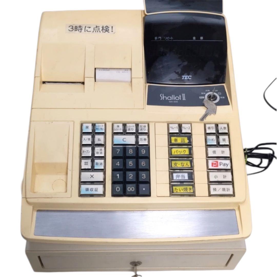 TEC テック 電子レジスターMA-500 レジ　店 舗用品