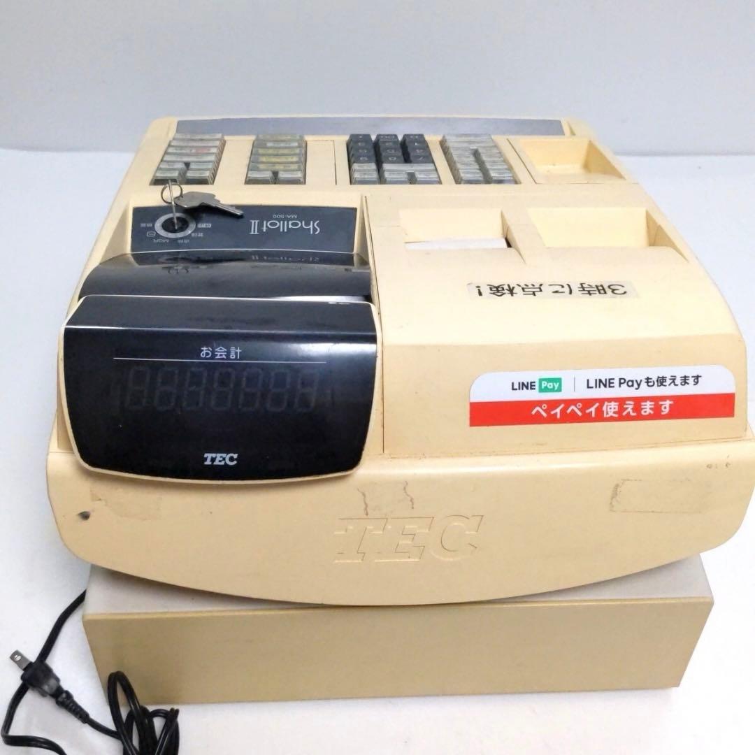 TEC テック 電子レジスターMA-500 レジ　店 舗用品