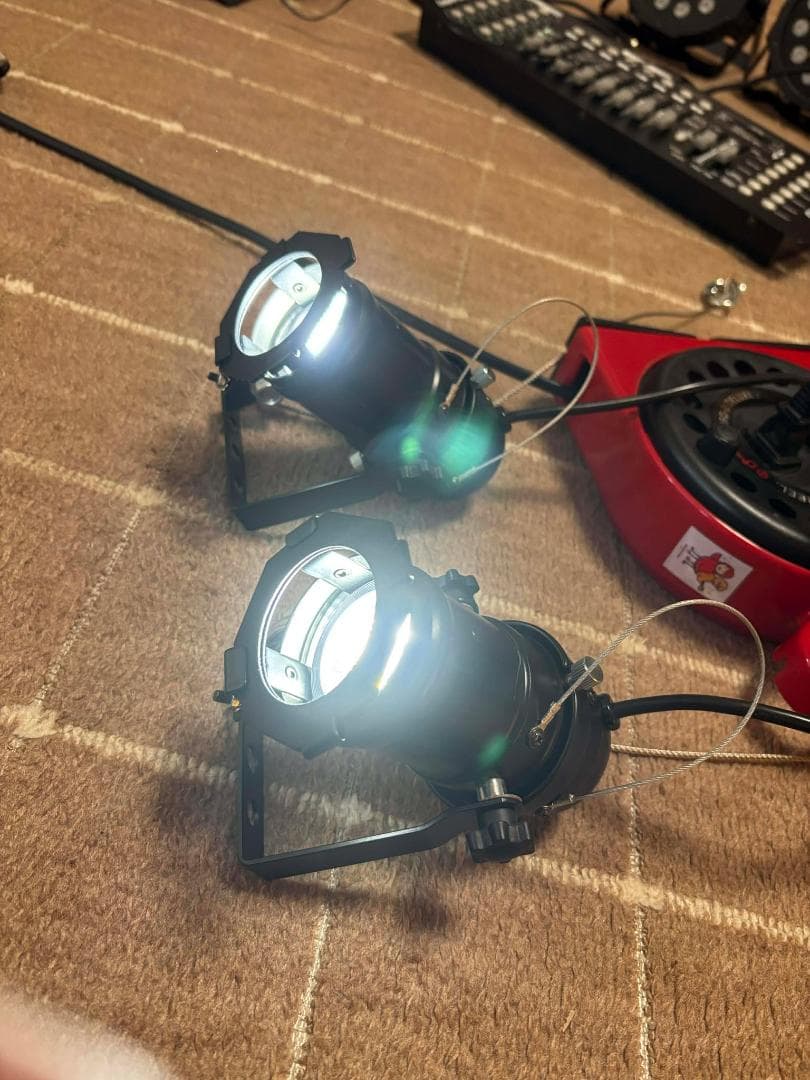 LEDパーライト他とDMXコントロールパネルセット