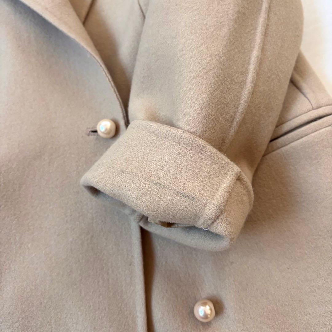 【希少なミドル丈！】マディソンブルー パールボタン チェスター リバーコート S