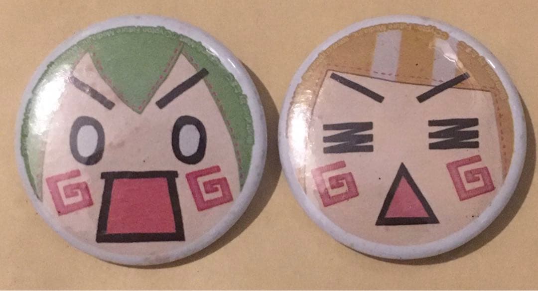 2種類セット 初音ミク 鏡音リン グッ鉄カフェ 缶バッジ