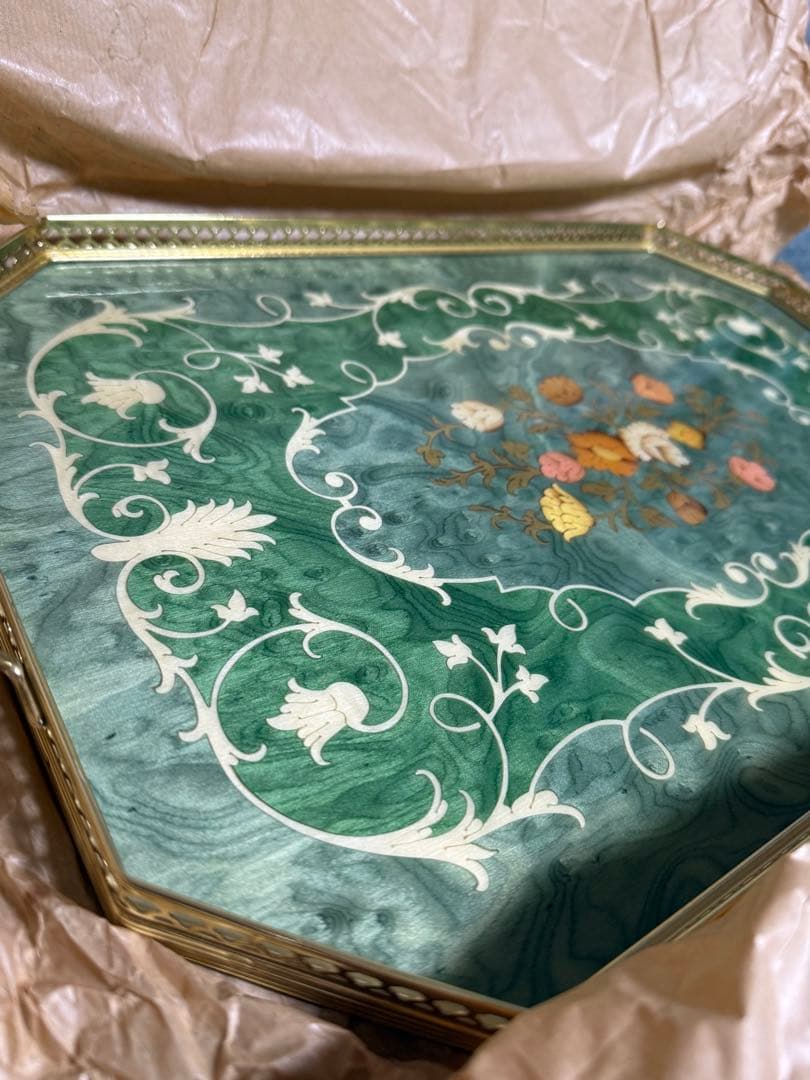 Demain ドマン　イタリア製　トレー　お盆　ビンテージ　新品、未使用