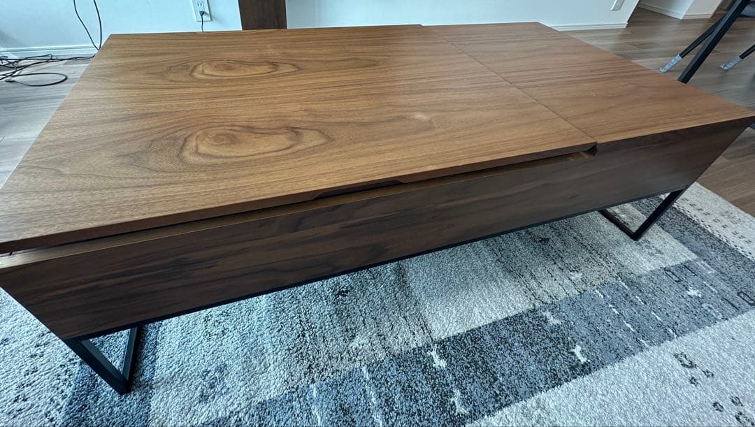 NITORI ニトリ　昇降センターテーブル(Nヒバリ 120 MBR）